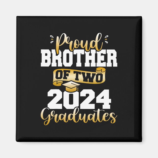 Bror med 2 2024 Student-cl av 24-seeno Magnet (Framsidan)