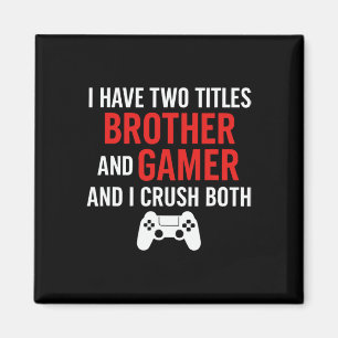 Bror Och Gamer - PC-spelentusiast Konsolspelare L Magnet