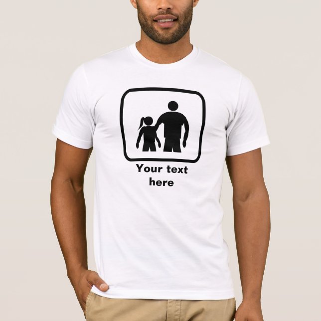 Bror- och systerdesign - Anpassade T-shirt (Framsida)