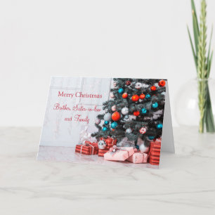Bror, svärmästare Julgran Baubles Helgkort