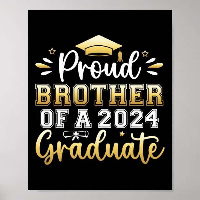 Bror till 2024 Student-högre Manar Studenten B Poster (Framsidan)