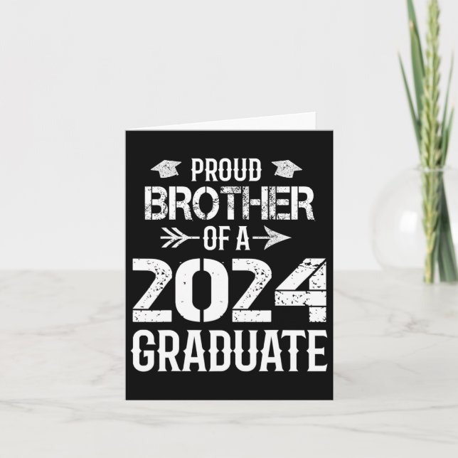 Bror till 2024 Student Studenten Kort (Framsida)