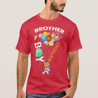 Bror till Astronaut Boy Space Kids G. T Shirt
