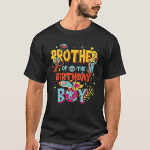 Bror till Birthday Boy Astronaut Boy Space Bd T Shirt