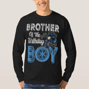 Bror till Birthday Boy Dirt Bike B-day motocr T Shirt