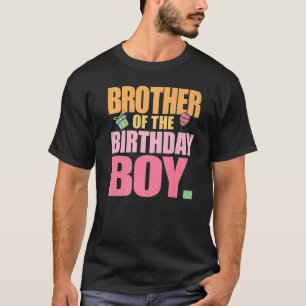 Bror till Birthday Boy Födelsedagsfest Matchin T Shirt