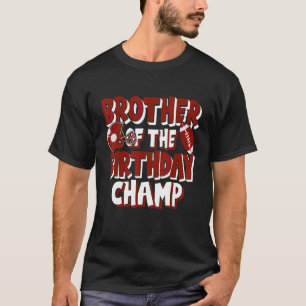 Bror till Birthday Champ American Football Pa T Shirt