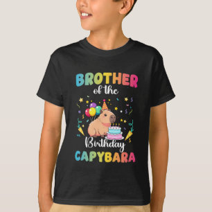 Bror till Birthday Girl Capybara Bday Party F T Shirt