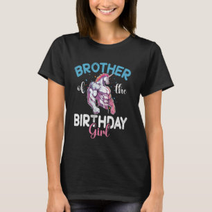 Bror till Birthday Girl Unicorn Bro Bday Part T Shirt