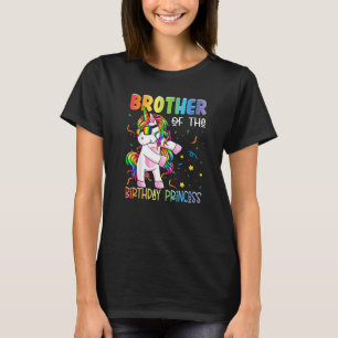 Bror till Birthday Princess Girl Floss Un T Shirt
