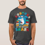 Bror till Birthday Shark Funny Retro Brother T Shirt<br><div class="desc">Bror till Birthday Shark Funny Retro Brother Shark .</div>