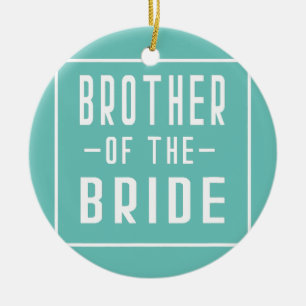 Bror till Bride Bachelor Matching Group Big Julgransprydnad Keramik
