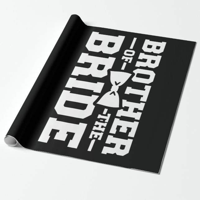 Bror till broder till broder presentpapper (Utrullad)