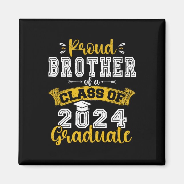 Bror till chefsbefattningen Student 2024, 2024 Magnet (Framsidan)