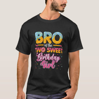 Bror till de två söta födelsedagstjejerna Donut 2n T Shirt