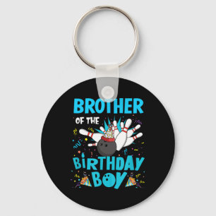 Bror till den Bowlareare familjen Birthday Boy Bow Nyckelring