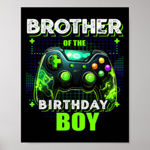 Bror till den födelsedagspojkmatchande familjemilj poster