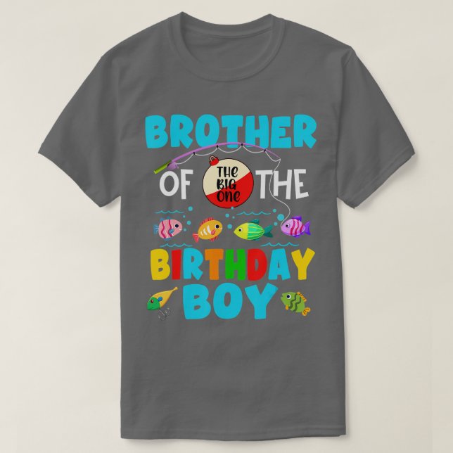 Bror till den stora en-födelsedagelagaren Big One T Shirt (Design framsida)