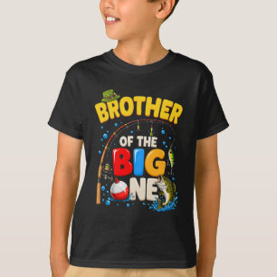 Bror till den store fångsten Fisketema Födelsedags T Shirt