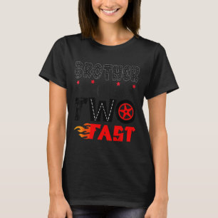 Bror till den två snabba andra födelsedag-Tävlan C T Shirt