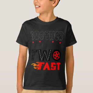 Bror till den två snabba andra födelsedag-Tävlan C T Shirt