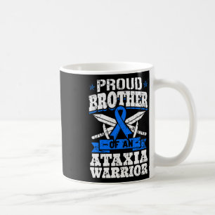Bror till en Ataxi Warrior Awareness Ribbon Dyst Kaffemugg