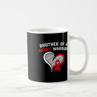 Bror till en hjälte med CHD-sjukdom medvetenhet C Kaffemugg