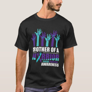 Bror till en krigare suicide Awareness Mental Heal T Shirt