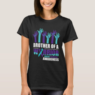 Bror till en krigare suicide Awareness Mental Heal T Shirt