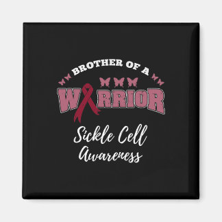 Bror till en Warrior Sickle Cell Awareness Magnet