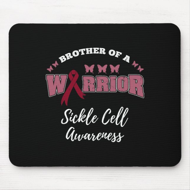 Bror till en Warrior Sickle Cell Awareness Musmatta (Framsidan)