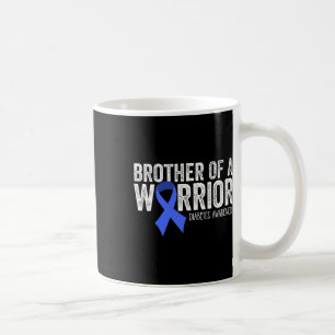 Bror till en Warrior T1d-diabetisk Blue Ribbon Sup Kaffemugg