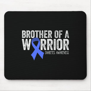 Bror till en Warrior T1d-diabetisk Blue Ribbon Sup Musmatta