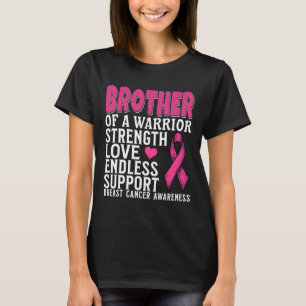 Bror till ett bryggsamhetsnät för bröstcancer t shirt