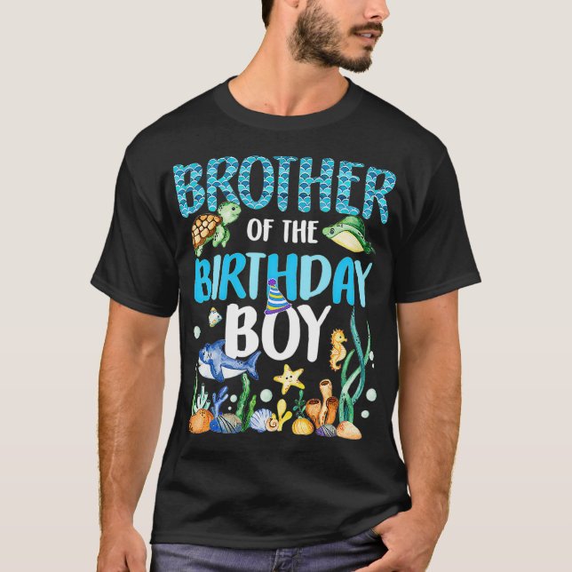 Bror till fåglarnas havsfiskbestånd t shirt (Framsida)
