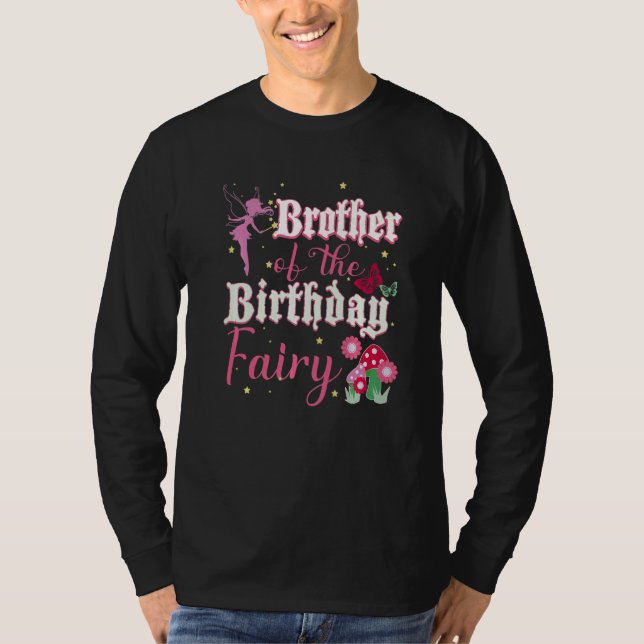 Bror till Fairy Princess Mushroom Bu T Shirt (Framsida)
