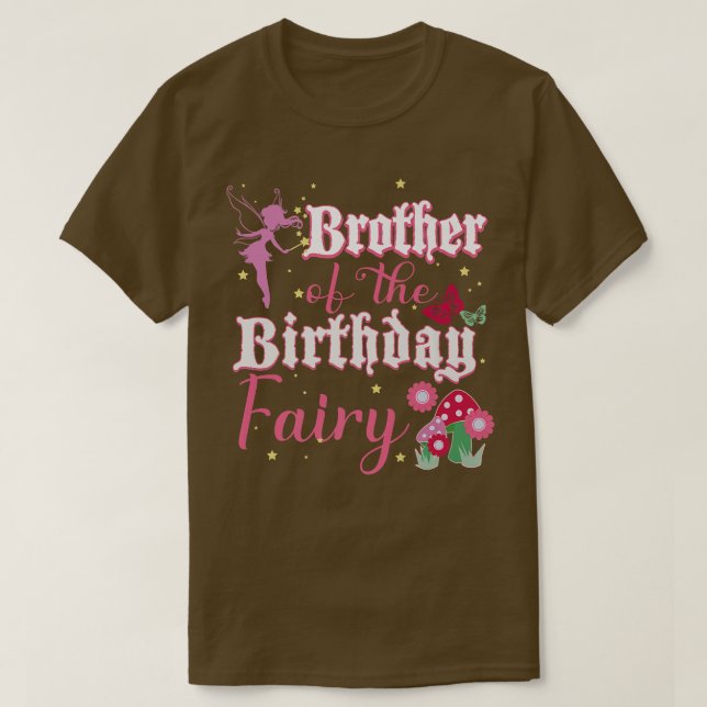 Bror till Fairy Princess Mushroom Bu T Shirt (Design framsida)