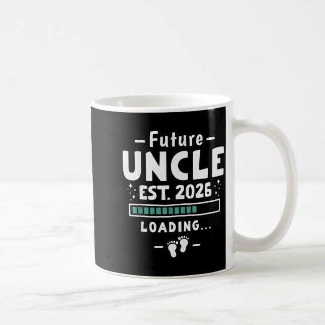 Bror Till Farbror Graviditets Tillkännagivande - F Kaffemugg (Höger)