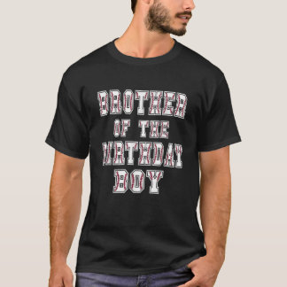 Bror till födelsedagen Baller Baseball Themar Par T Shirt