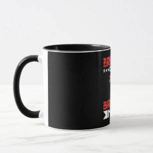 Bror till födelsedagen Ninja Fight Taekwondo Gift Mugg