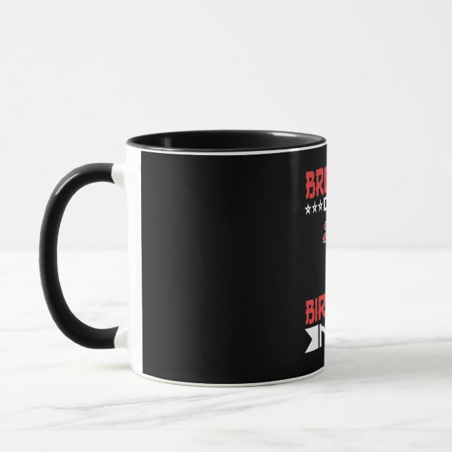 Bror till födelsedagen Ninja Fight Taekwondo Gift Mugg (Vänster)