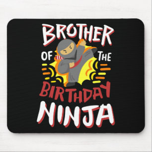 Bror till födelsedagen Ninja Karate Kids Bday Par Musmatta