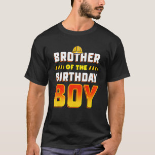 Bror till födelsedagets födelsedagsbyggnad t shirt