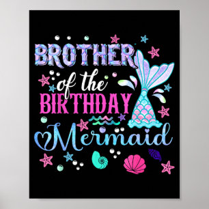 Bror till födelsedags-sirenen rolig 1-årsdag poster