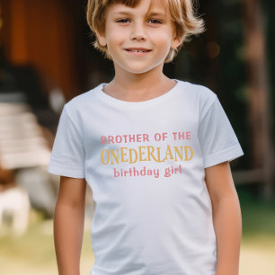 Bror till födelsedagsflickan Alice i Underlandet T Shirt