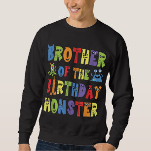 Bror till födelsedagsmästare Alien Kid B-day Pa Lång Ärmad Tröja