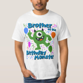 Bror till födelsedagsmonster t shirt