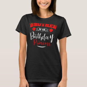 Bror till födelsedagspausen Princess Strawberry Th T Shirt