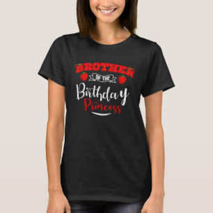 Bror till födelsedagspausen Princess Strawberry Th T Shirt