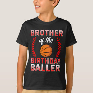 Bror till födelsedagspojken Bysketbyll Bday Celebr T Shirt